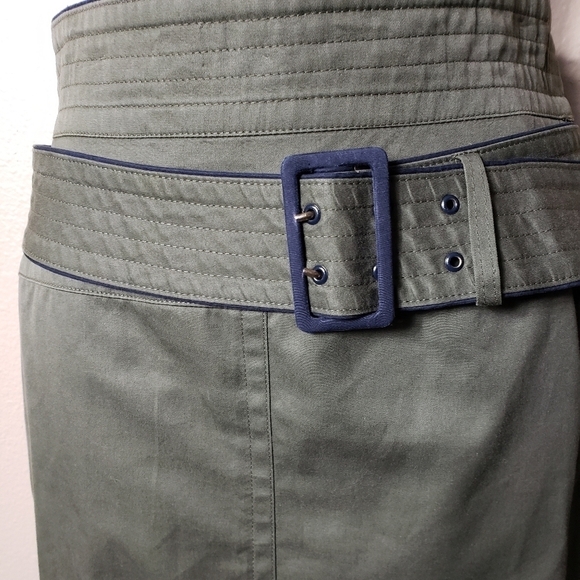 Escada Wrap A Round Belt Pencil Skirt-Size 10/38 - Picture 3 of 11